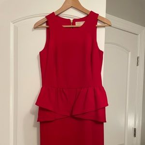 Red Sleeveless MK Dress